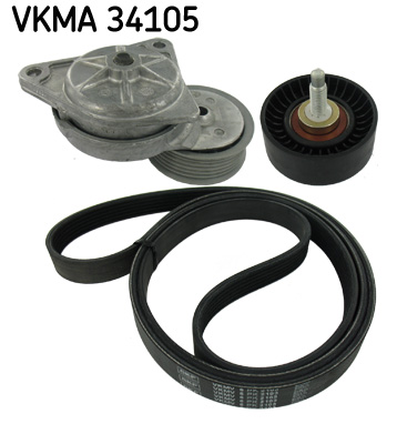 SKF Keilrippenriemensatz VKMA 34105